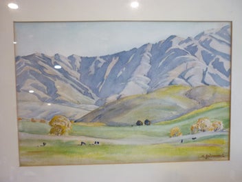 Listing 2 of 6 for KATHLEEN SALMOND (1895-1946) ORIGINAL WATER COLOUR. RURAL SCENE