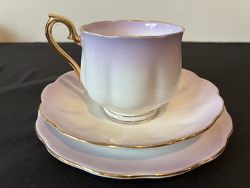 Listing 8 of 19 for $1 NO RESERVE Royal Albert Hampton 'Rainbow' English Bone China Cups & Tea Set