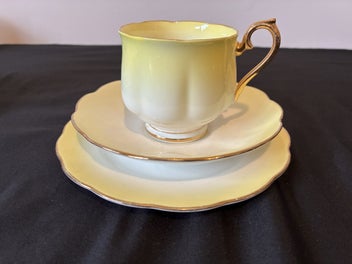Listing 10 of 19 for $1 NO RESERVE Royal Albert Hampton 'Rainbow' English Bone China Cups & Tea Set