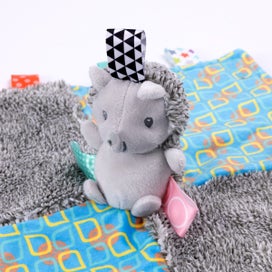 Listing 4 of 5 for Mary Meyer Taggies Heather Hedgehog Character Blanket
