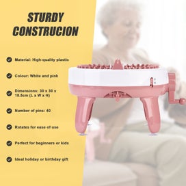 Listing 4 of 7 for Randy & Travis Machinery Diy Knitting Smart Weaving Rotating Kids Toy Scarf Sock