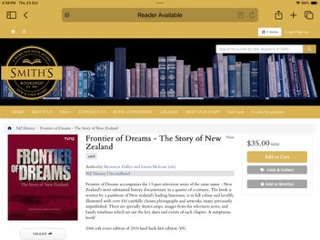 Listing 6 of 6 for Frontier of Dreams; The Story of New Zealand.