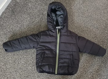 Listing 1 of 2 for Baby 9-12m black puffer jacket EUC
