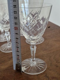 Listing 11 of 16 for 1Noritake Hand Cut Lead Crystal Wine Glasses Japan circa 1988 (6 large, 6 small)