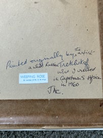 Listing 13 of 18 for Pair of Vladimir Tretchikoff vintage 1960s prints - Lost Orchid and Weeping Rose