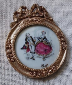 Listing 3 of 5 for French Porcelain Wall Art by LIMOGES