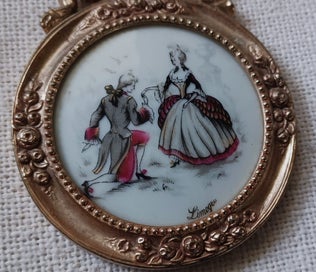 Listing 4 of 6 for French Porcelain Wall Art by LIMOGES