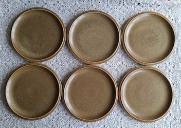 Listing 1 of 9 for 6 matching Temuka Riverstone lunch plates 24cms