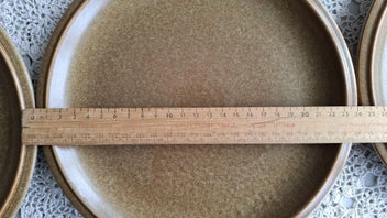 Listing 2 of 9 for 6 matching Temuka Riverstone lunch plates 24cms