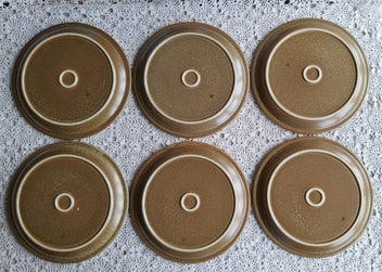 Listing 9 of 9 for 6 matching Temuka Riverstone lunch plates 24cms