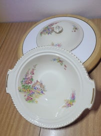 Listing 1 of 9 for Beautiful Old English Lidded Serving Dish