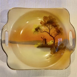 Listing 1 of 2 for Vintage Noritake Windmill / Tree in the Meadow