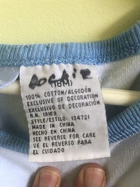 Listing 2 of 2 for Pluto Singlet Size 18 Months
