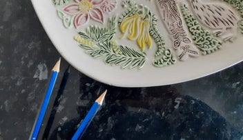 Listing 4 of 4 for Legend Plate (NZ studio pottery)