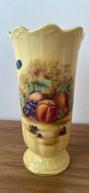 Listing 9 of 10 for Gorgeous Aynsley Orchard Gold footed fine bone china vase mint condition