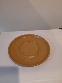 Listing 3 of 6 for Vintage Denby Ode Mustard Coloured Stoneware Sugar Bowl and Saucer
