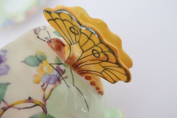 Listing 4 of 8 for ***ART DECO AYNSLEY BUTTERFLY HANDLE TRIO***