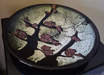 Listing 7 of 19 for +++ EXQUISITE POTTERY CHARGER/FOOTED PLATE +++
