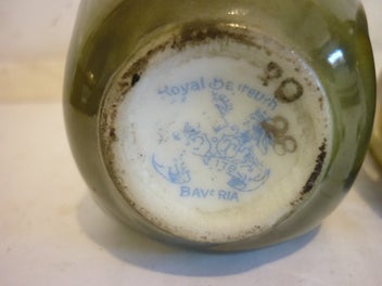 Listing 6 of 7 for BAYREUTH, ROYAL X2 VASES, HORSE RIDERS.