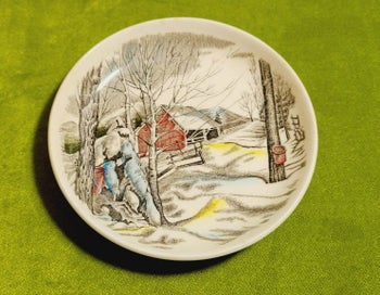 Listing 3 of 7 for JOHNSON BROTHERS "Friendly village" candy dishes