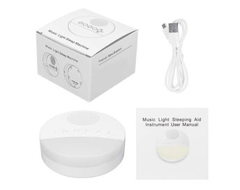 Listing 4 of 4 for White Noise Machine with Night Light | Rechargeable White Noise Machine - NEW