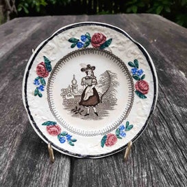 Listing 1 of 8 for Victorian Pottery Small Nursery or Child's plate, 1840- 1850's,