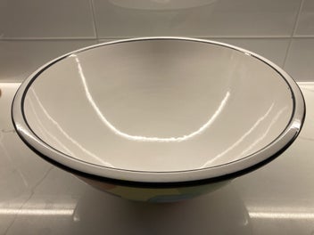 Listing 5 of 8 for Temuka NZ Pottery: "Flamenco". Very large bowl.