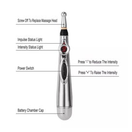 Listing 8 of 11 for Electronic Acupuncture Massage Pen Meridian Therapy Pain Relief Energy Tool