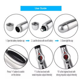 Listing 10 of 11 for Electronic Acupuncture Massage Pen Meridian Therapy Pain Relief Energy Tool