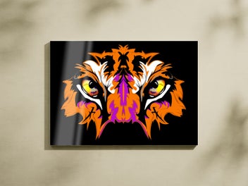 Listing 4 of 5 for "Tiger Face (In Your Face)" Stretched Canvas Print 60cm x 40cm