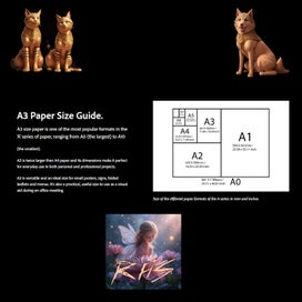 Listing 14 of 16 for ART PRINT WALL ART | Digital Painting Abstract Faces Modern Home Decor Triptych