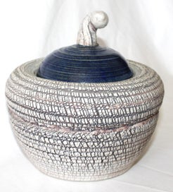 Listing 1 of 18 for +++ SUPERB POTTERY LIDDED URN/VESSEL +++