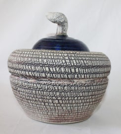 Listing 14 of 18 for +++ SUPERB POTTERY LIDDED URN/VESSEL +++