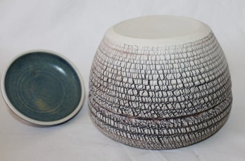 Listing 15 of 18 for +++ SUPERB POTTERY LIDDED URN/VESSEL +++