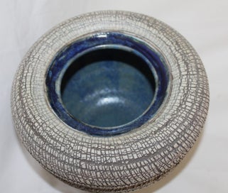 Listing 18 of 18 for +++ SUPERB POTTERY LIDDED URN/VESSEL +++