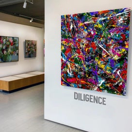 Listing 1 of 20 for ART PRINT WALL ART | Digital Painting Abstract Expressionism | Diligence