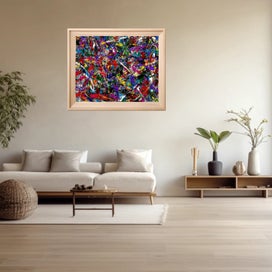 Listing 4 of 20 for ART PRINT WALL ART | Digital Painting Abstract Expressionism | Diligence