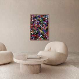 Listing 7 of 20 for ART PRINT WALL ART | Digital Painting Abstract Expressionism | Diligence