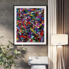 Listing 10 of 20 for ART PRINT WALL ART | Digital Painting Abstract Expressionism | Diligence