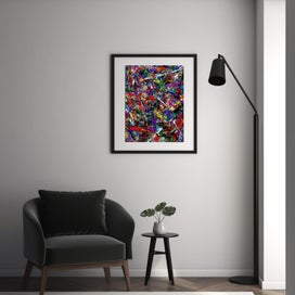 Listing 11 of 20 for ART PRINT WALL ART | Digital Painting Abstract Expressionism | Diligence