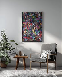 Listing 15 of 20 for ART PRINT WALL ART | Digital Painting Abstract Expressionism | Diligence