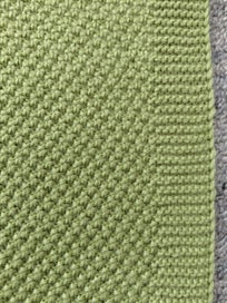 Listing 2 of 3 for Hand knitted baby blanket