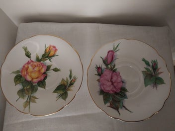 Listing 4 of 6 for PARAGON SIGNED HENRY WHEATCROFT CUPS,SAUCERS & SIDE PLATE