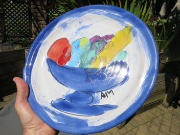 Listing 6 of 7 for Ant Morris - signed Morris & James Plate and hanging plaque (1993)