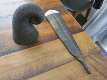 Listing 1 of 8 for Flat Fern Pottery - Feather and koru