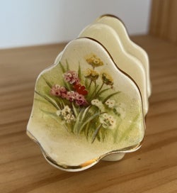 Listing 3 of 5 for Vintage Royal Winton Grimwades Red Roof Cottage 3-slice Toastrack