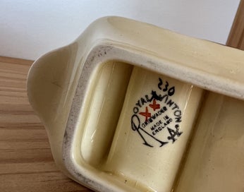 Listing 5 of 5 for Vintage Royal Winton Grimwades Red Roof Cottage 3-slice Toastrack