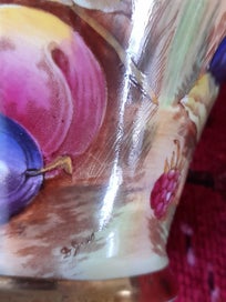 Listing 14 of 20 for Aynsley, Orchard Gold Coffee Pot, Creamer and Open Sugar Bowl.