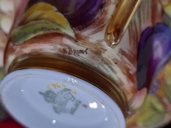 Listing 12 of 16 for Aynsley, Orchard Gold. Five Cups & Saucers.