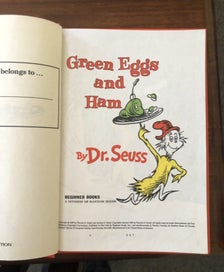 Listing 7 of 7 for GREEN EGGS AND HAM BY DR SEUSS